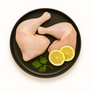 ران مرغ پاک شده آندیب گوشت سفید