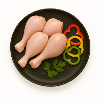 ساق ران مرغ آندیب گوشت سفید