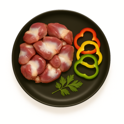 سنگدان مرغ آندیب گوشت سفید