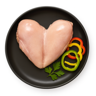 سینه مرغ پاک شده آندیب گوشت سفید