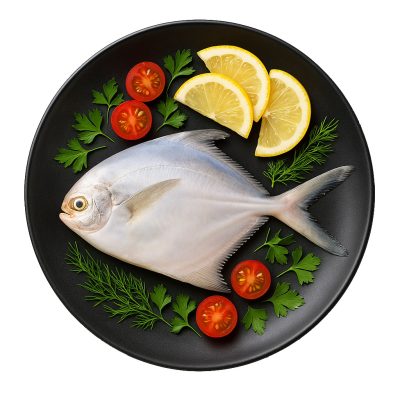 ماهی حلوا سفید آندیب گوشت گوشت سفید