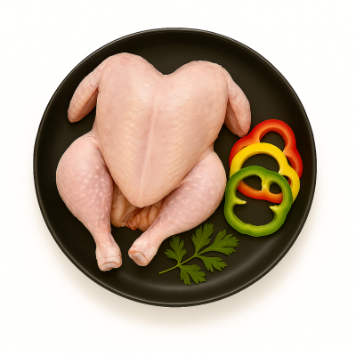 مرغ کامل آندیب گوشت سفید