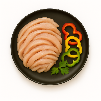 چیکن استراگانف آندیب گوشت سفید مرغ