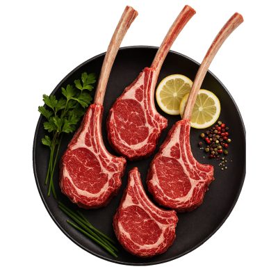 استیک تام هاک گوساله کابوی گوساله آندیب گوشت فرآوری شده