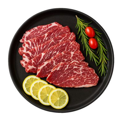 استیک کوهان گوساله آندیب گوشت فرآوری شده