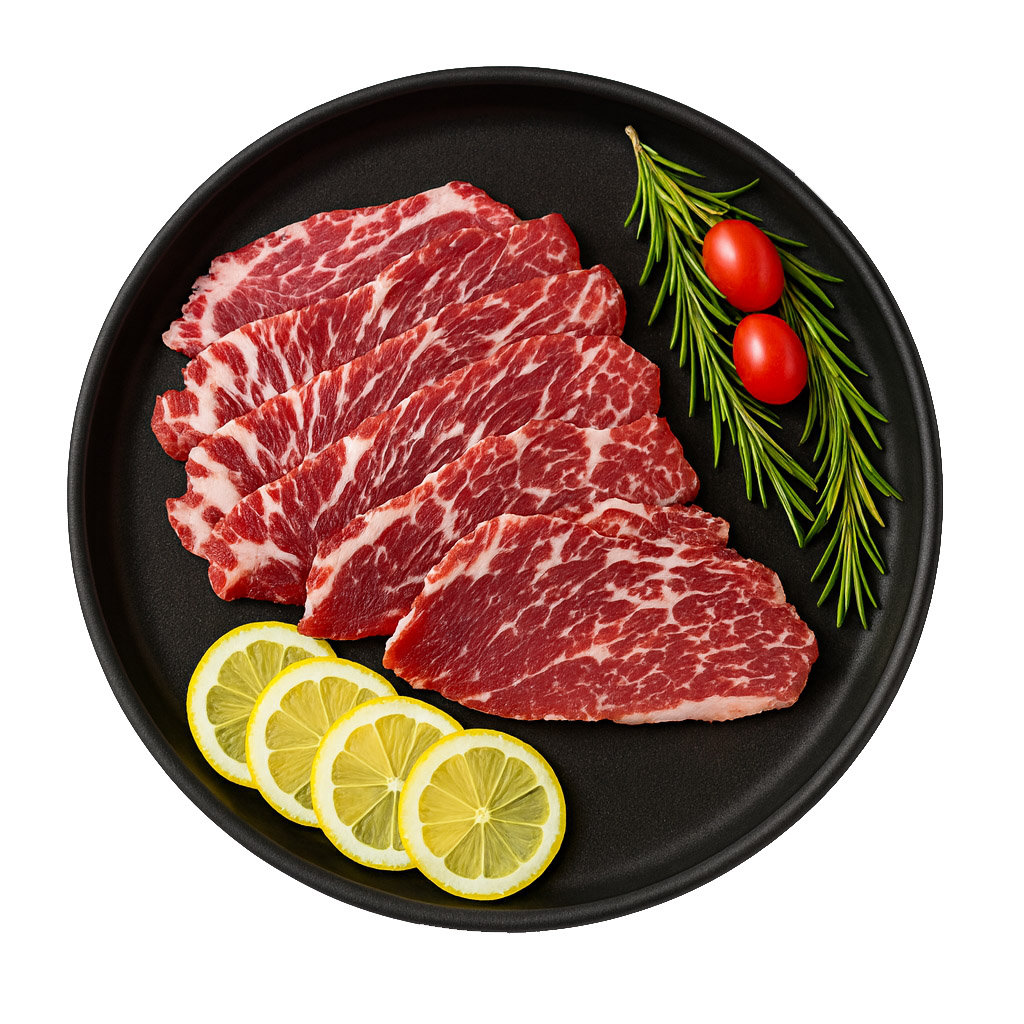 استیک کوهان گوساله آندیب گوشت فرآوری شده