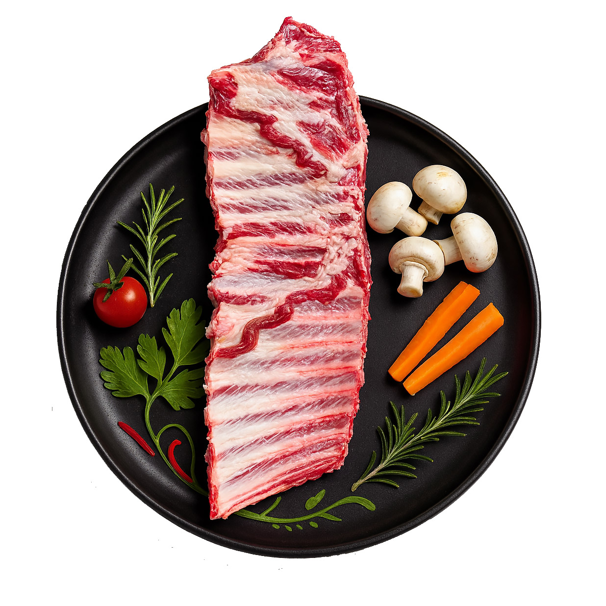 دنده گوساله دنده گوساله گوشت فرآوری شده آندیب مرغ بریان و تنوری