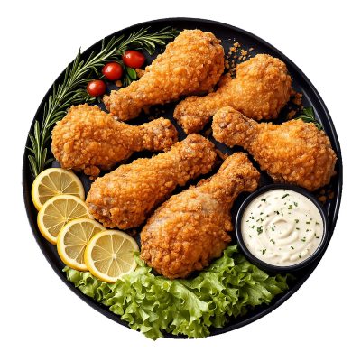 ران سوخاری گوشت فرآوری شده آندیب مرغ شنیسل سوخاری