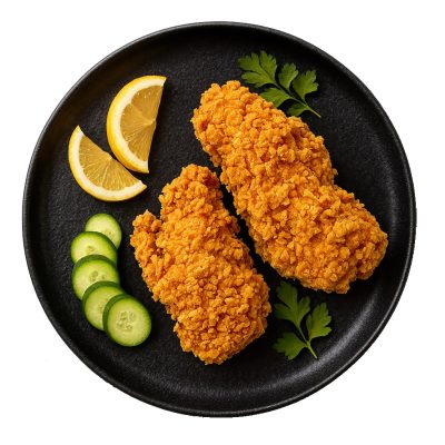 سینه سوخاری آندیب گوشت فرآوری شده شنیسل سوخاری مرغ