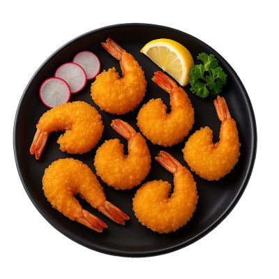 میگو سوخاری شنیسل سوخاری گوشت فرآوری شده آندیب