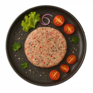 چیکن برگر همبرگر آندیب گوشت فرآوری شده مرغ