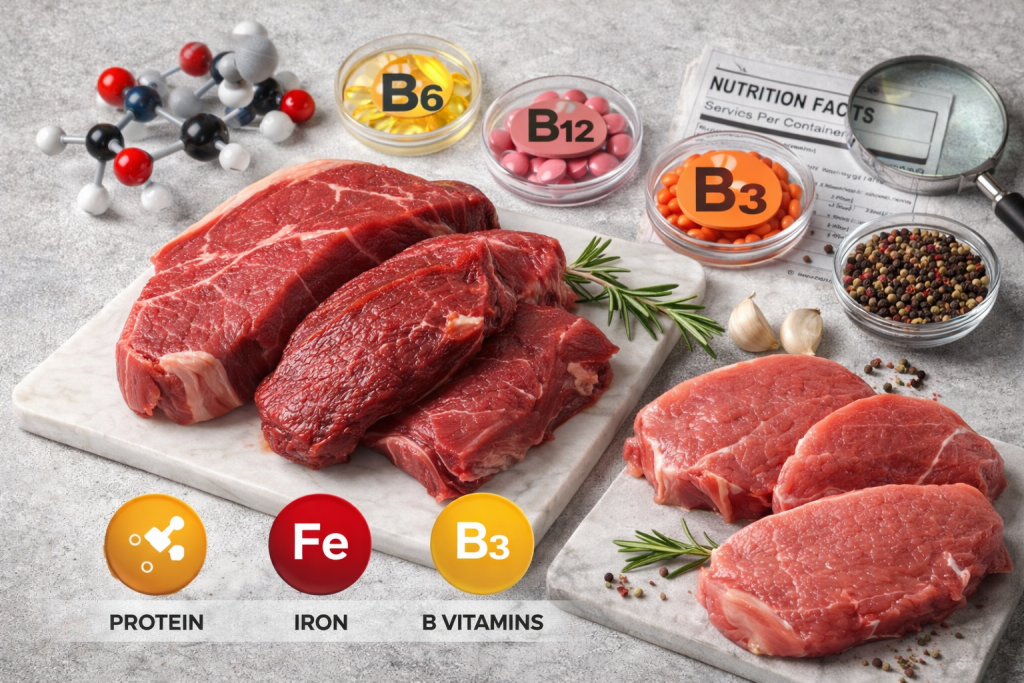 گوشت قرمز گوشت گوسفندی گوشت گوساله آندیب گوشت از نظر علمی